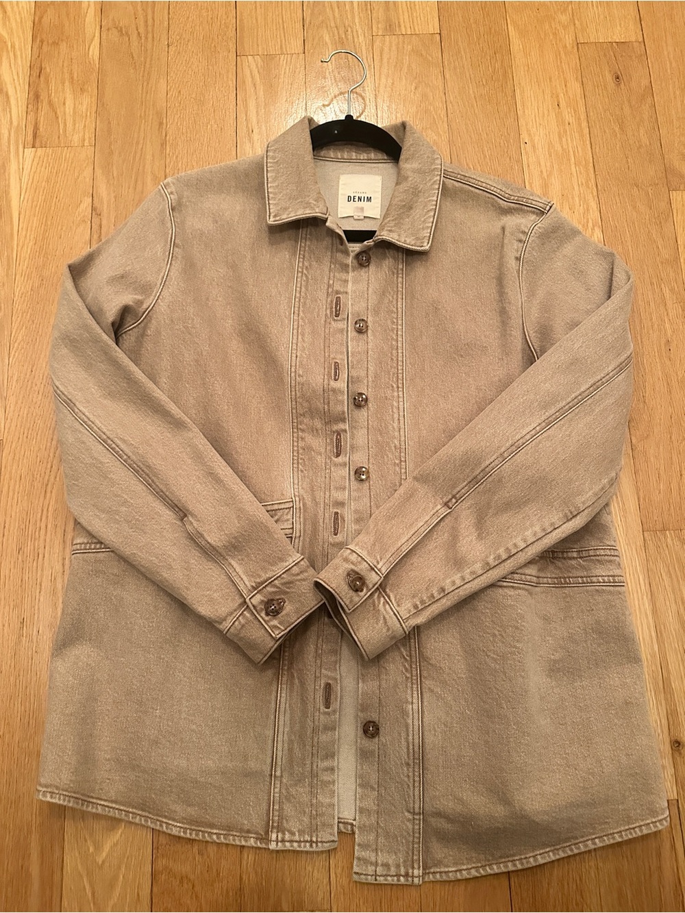 Sezane Will Jacket Tan Size L